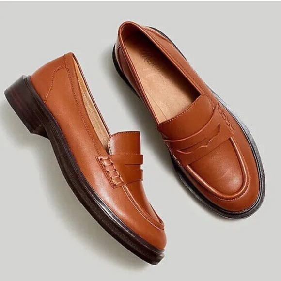 Madewell Shoes - MADEWELL The Vernon Loafer in Dried Maple Leather NL839 size 6
